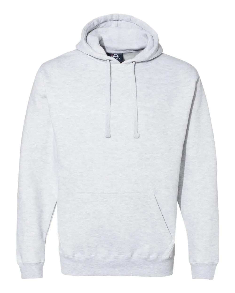 J. America Men's Premium Hooded Sweatshirt in Ash Heather