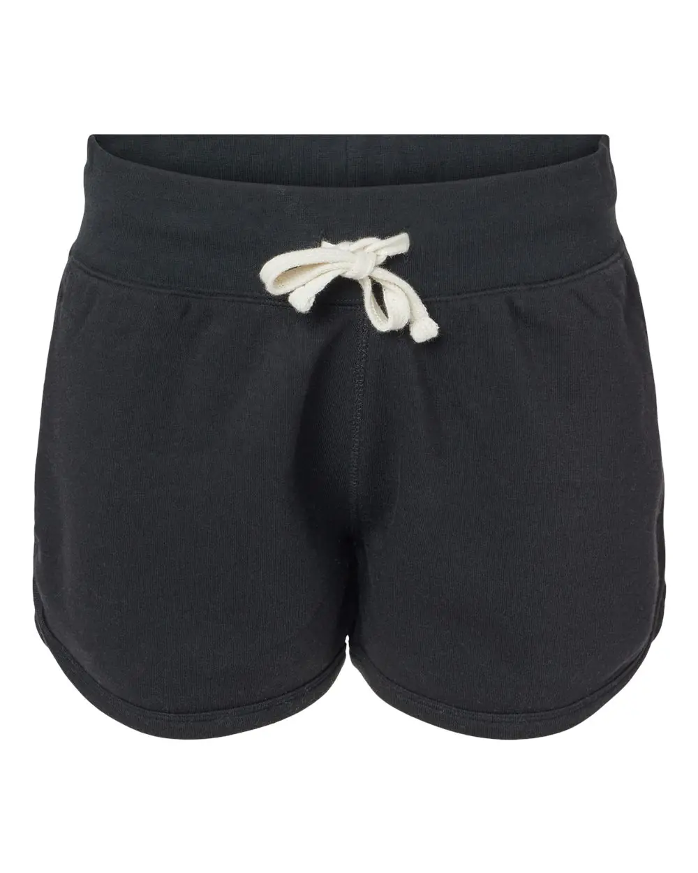 J. America Women's Fleece Shorts in Black Solid