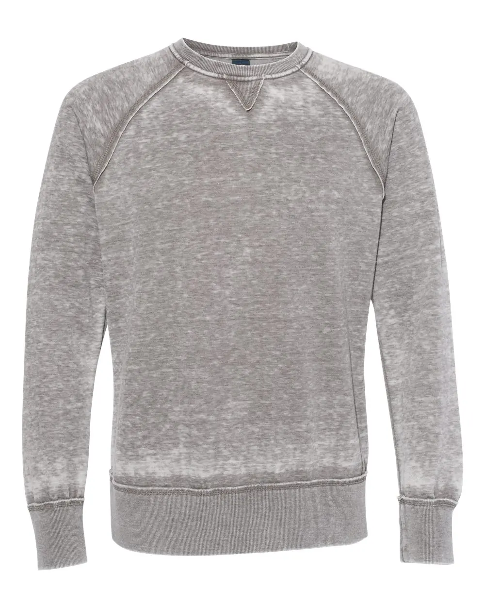 J. America Men's Vintage Zen Fleece Crewneck Sweatshirt in Cement