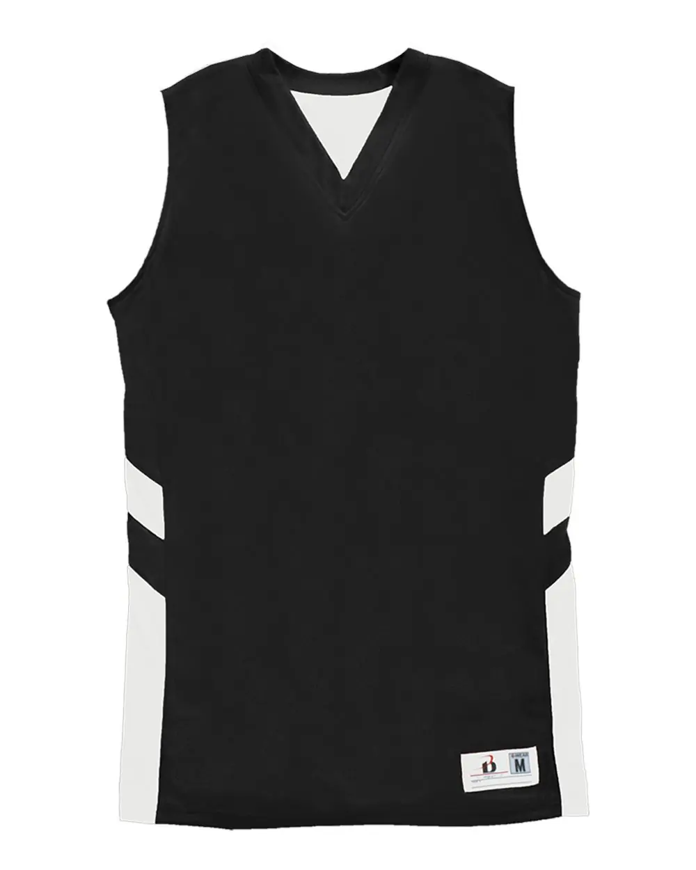 Alleson Athletic Women's B-Pivot Reversible Tank Top in Black/ White