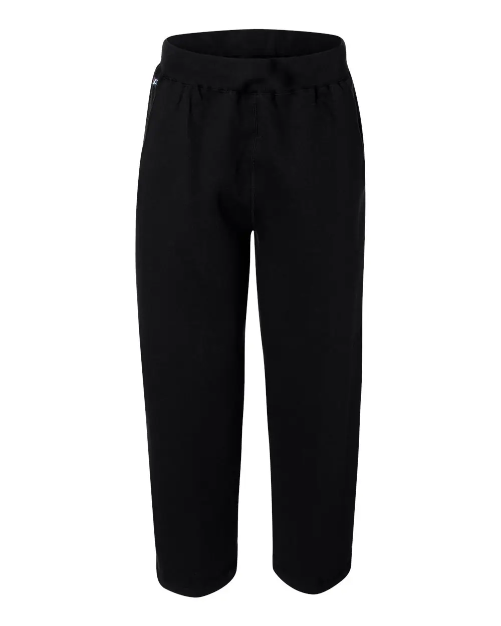J. America Men's Premium Open-Bottom Sweatpants in Black