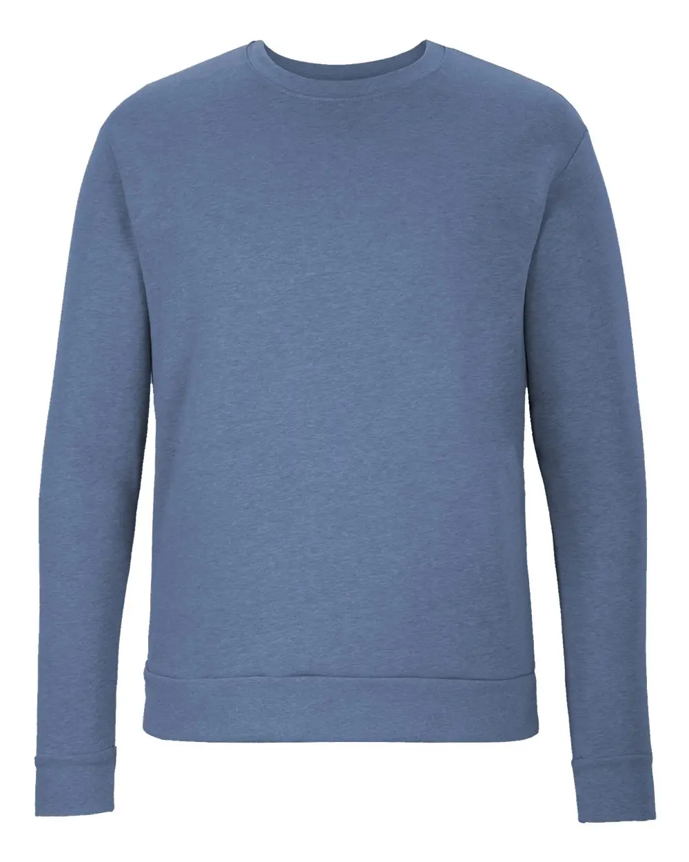 Next Level Apparel Unisex Malibu Crewneck Sweatshirt in Heather Bay Blue