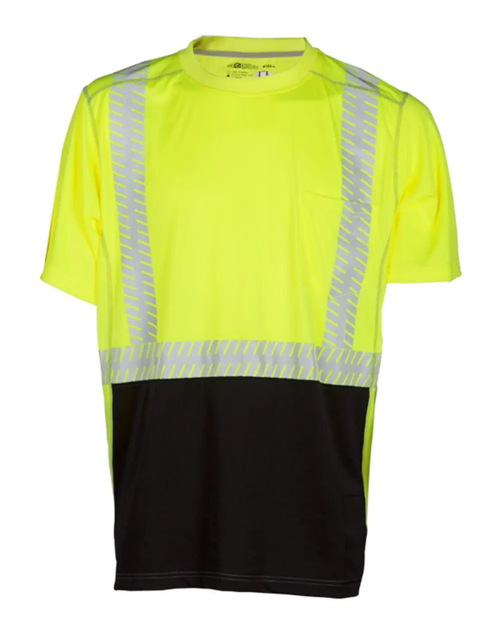 Kishigo Unisex Premium Brilliant Series® High Performance Class 2 T-Shirt in Lime