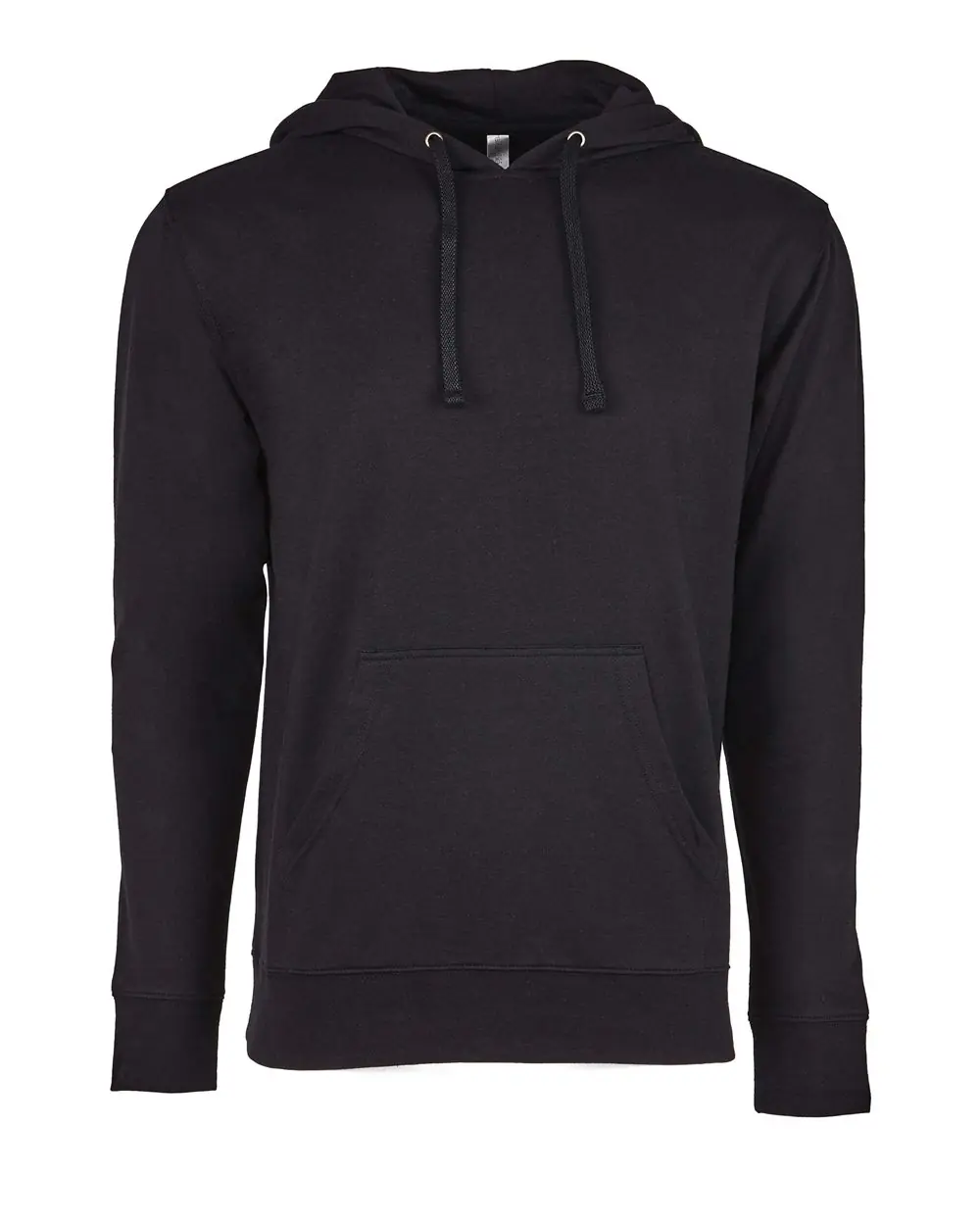 Next Level Apparel Unisex Laguna Hoodie Sweatshirt in Black/ Black