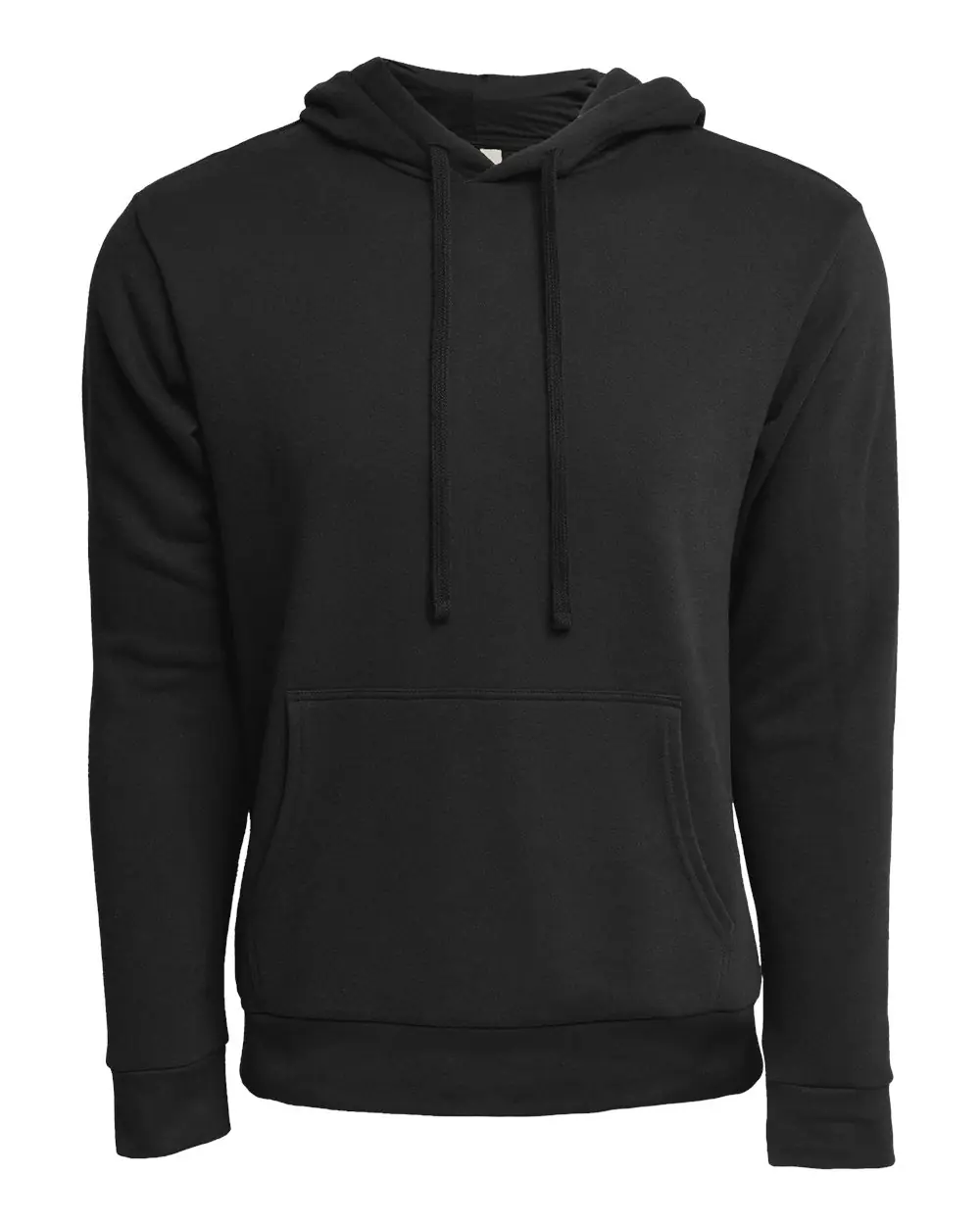 Next Level Apparel Unisex Laguna Sueded Hoodie Sweatshirt in Black