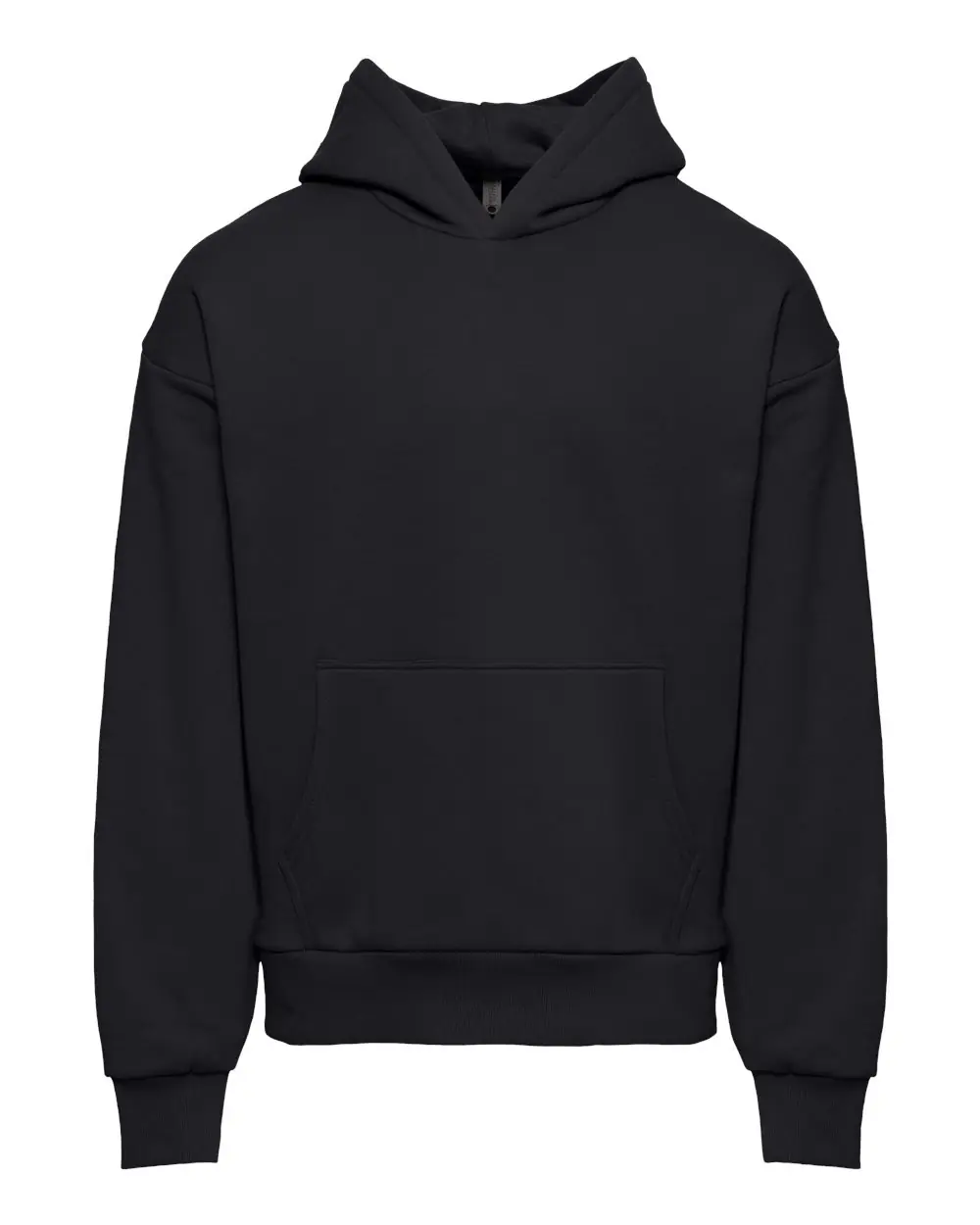Next Level Apparel Unisex Heavyweight Fleece Hoodie Sweatshirt in Black