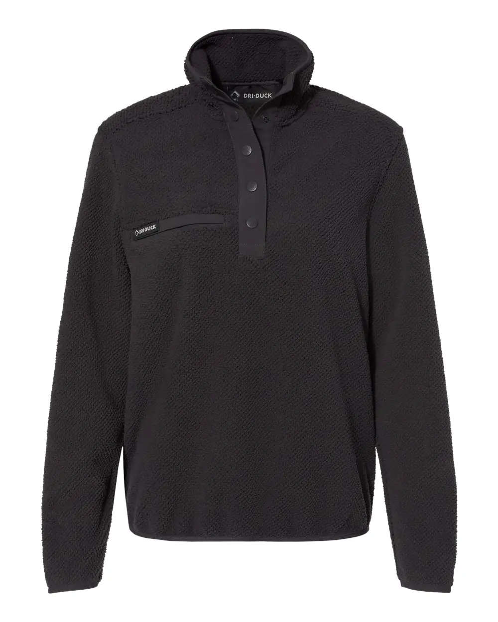 DRI DUCK Women's Cypress Sherpa Mountain Fleece in Charcoal