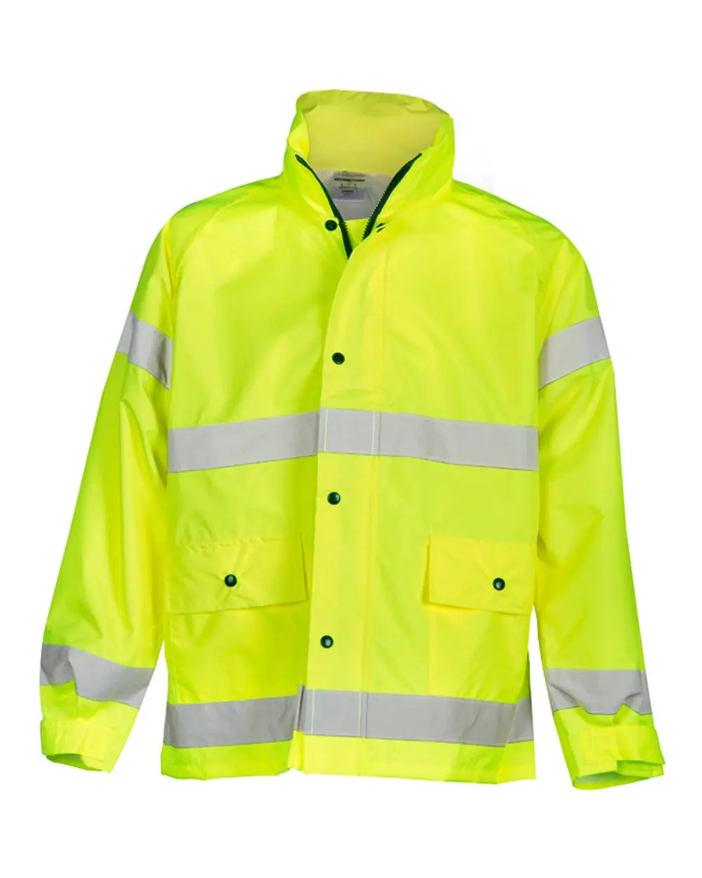 Kishigo Unisex Storm Stopper Rainwear Jacket in Lime