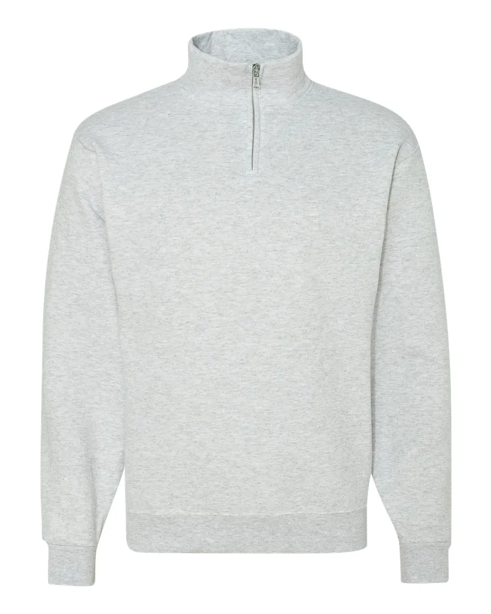 Jerzees Unisex Nublend® Cadet Collar Quarter-Zip Sweatshirt in Ash