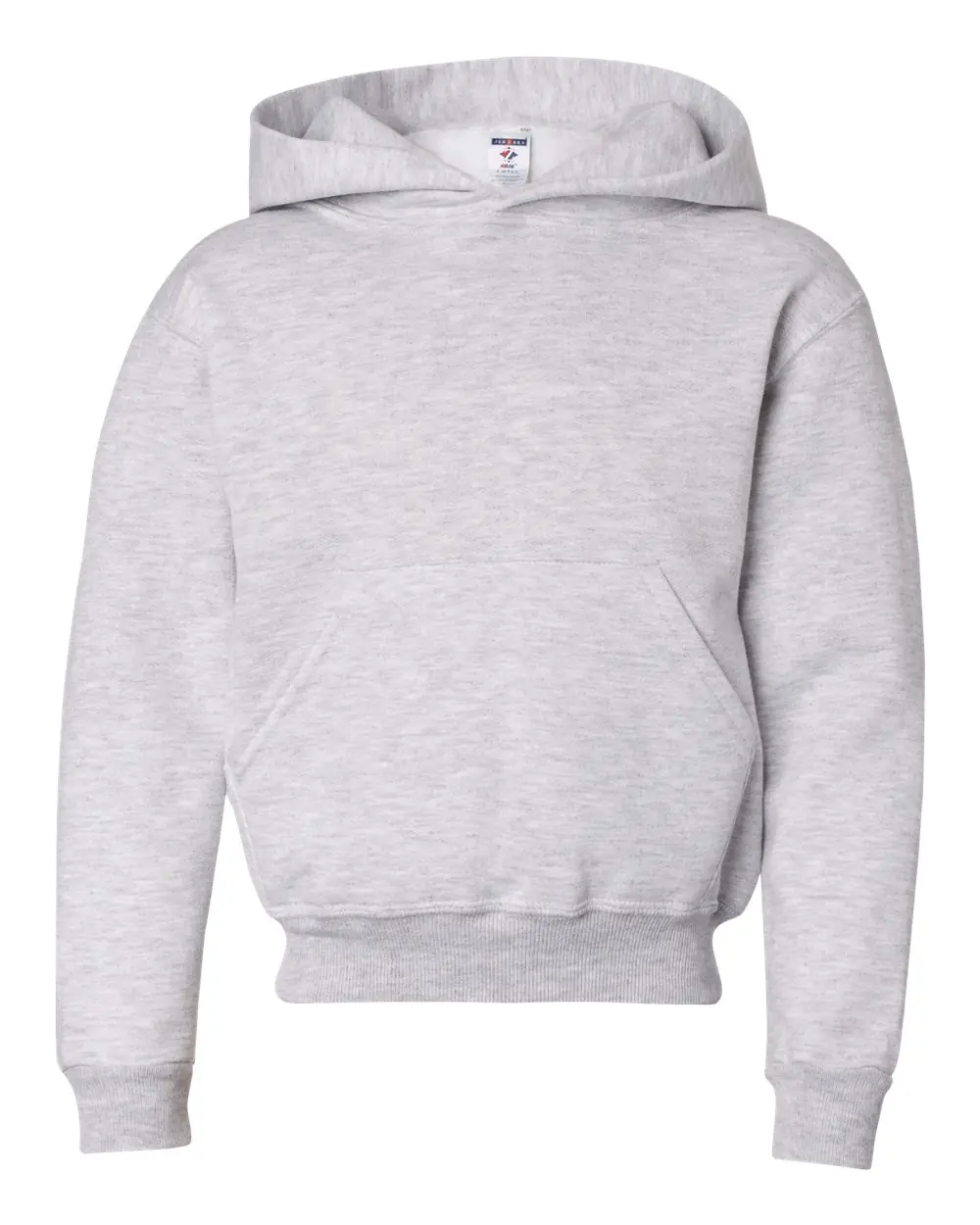Jerzees Youth NuBlend® Hooded Sweatshirt in Ash