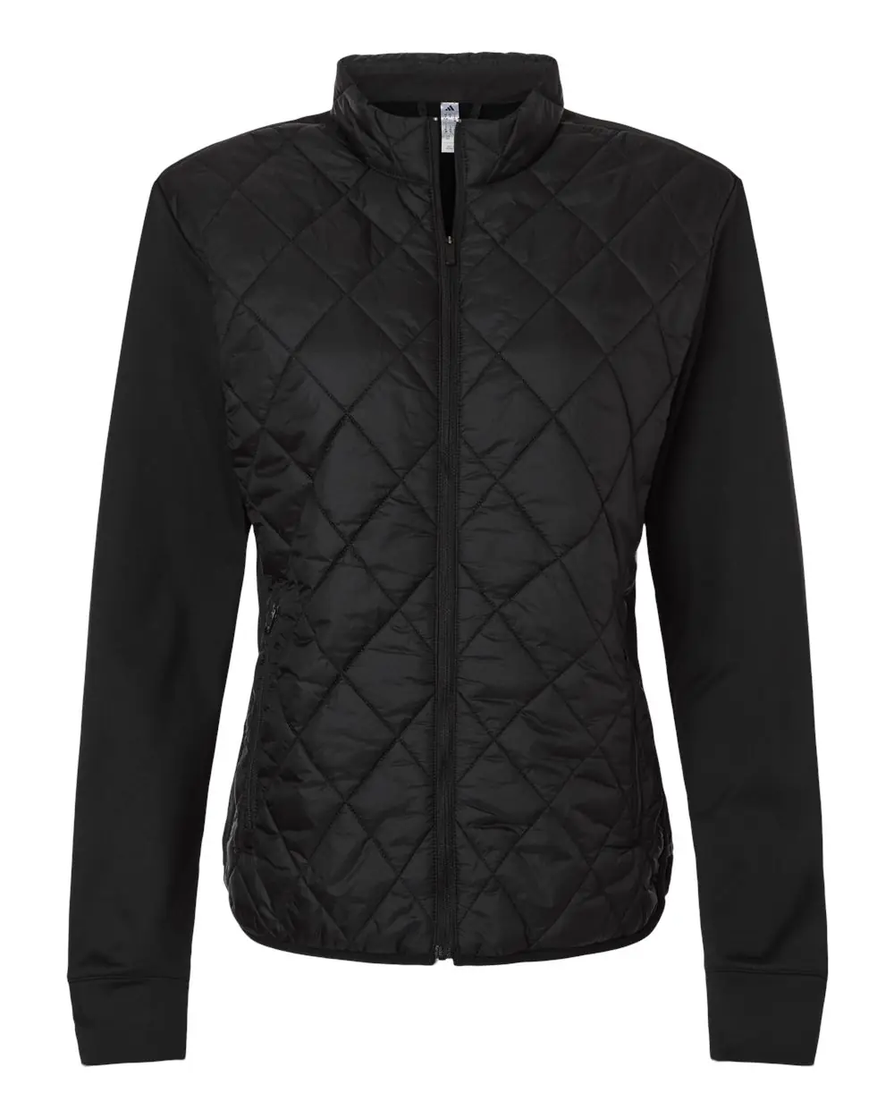 Adidas Women's Ultimate Quilted Full-Zip Jacket in Black