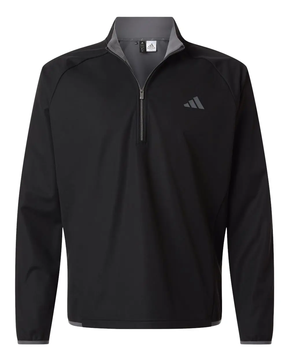 Adidas Men's Ultimate365 Wind Quarter-Zip Pullover in Black
