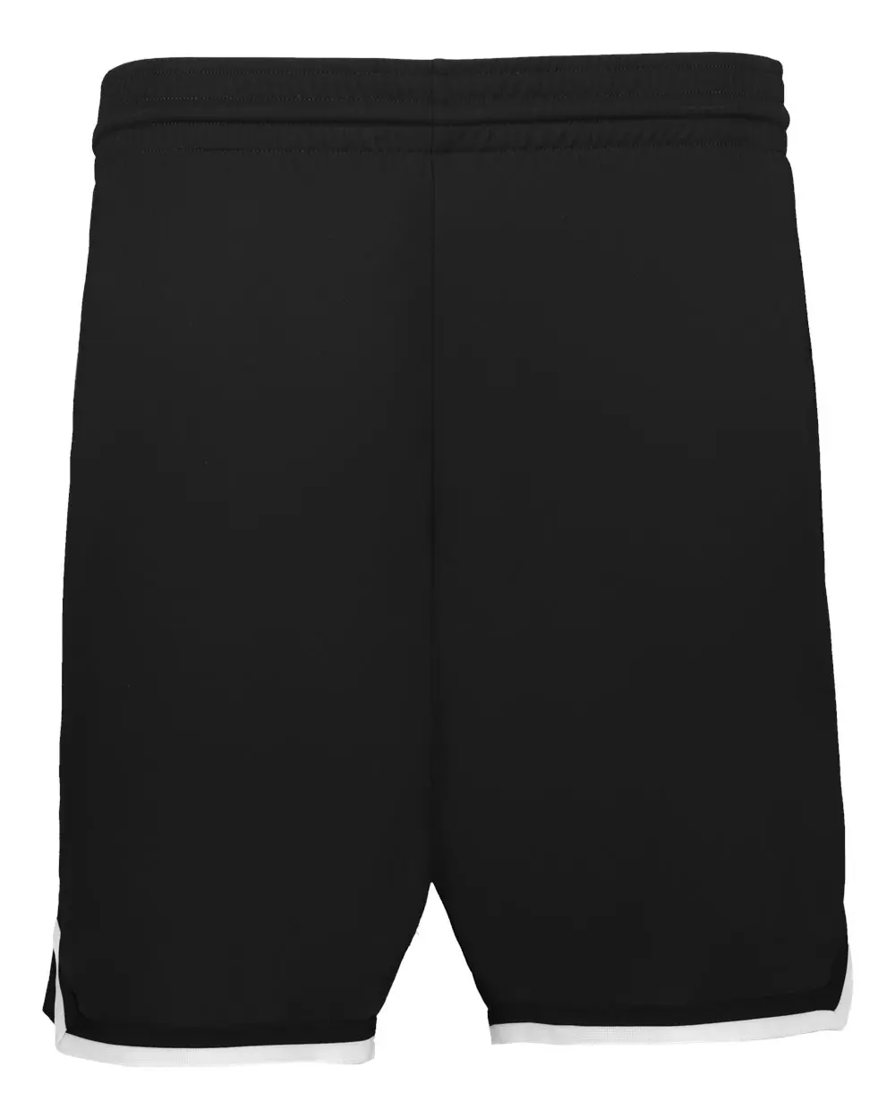 Alleson Athletic Men's Retro Basketball Shorts in Black/ Black/ White