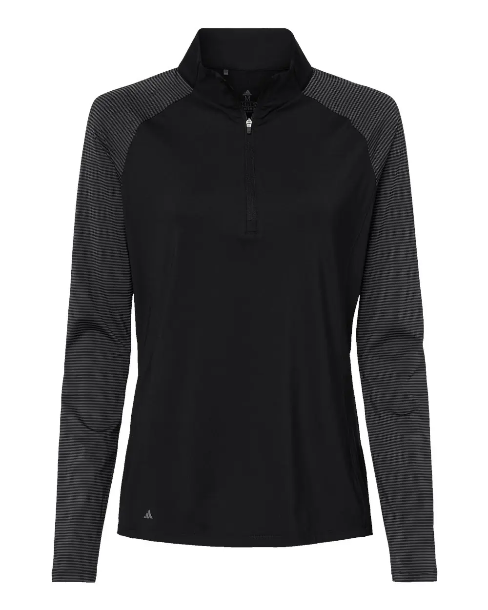 Adidas Women's Ultimate365 Lightweight Raglan Quarter-Zip Pullover in Black
