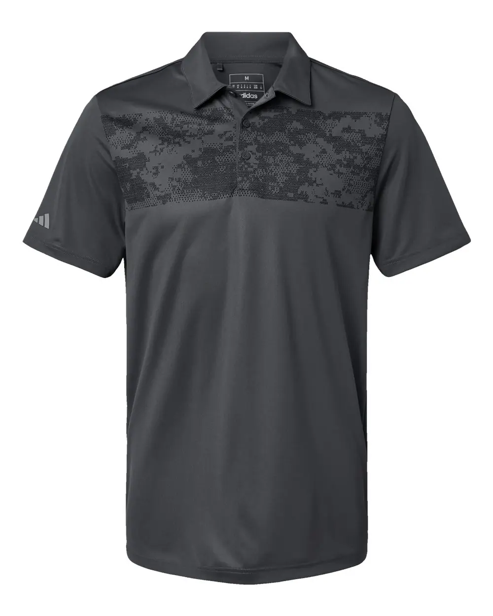 Adidas Men's Camo Chest Print Polo