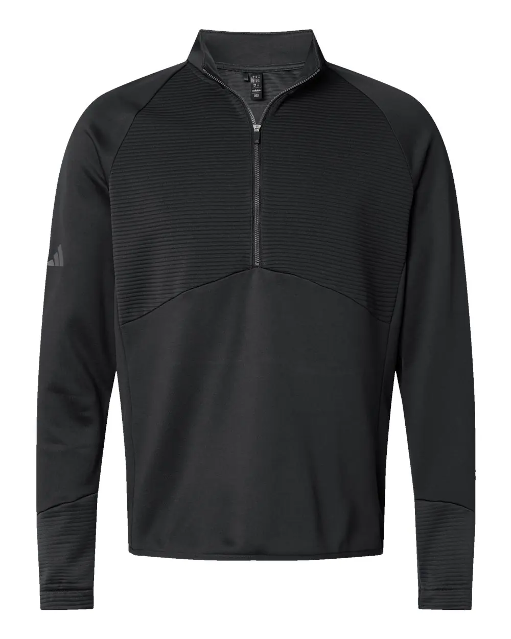 Adidas Men's Performance Quarter-Zip Pullover in Black