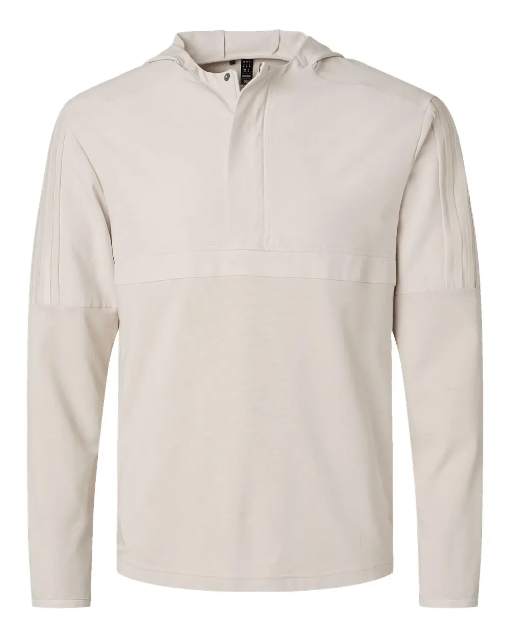 Adidas Men's Half-Zip Hooded Anorak in Alumina