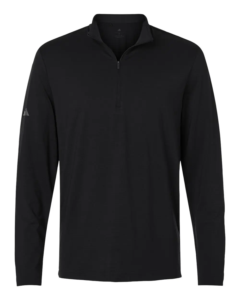 Adidas Men's Textured Stripe Quarter-Zip Pullover