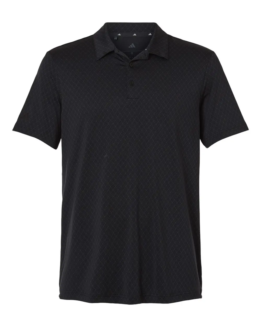 Adidas Men's 4-Way Stretch Printed Polo in Carbon