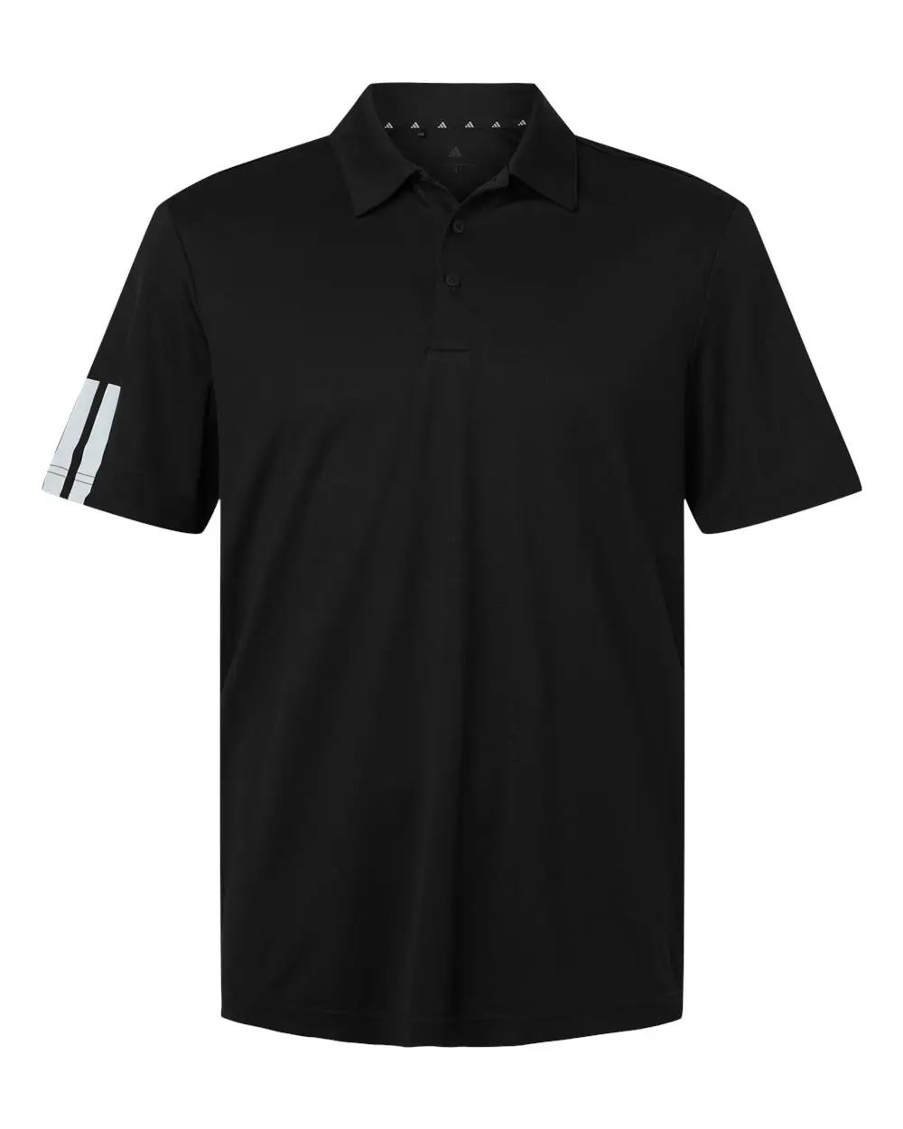 Adidas Men's Performance 3-Stripes Climacool Polo in Black