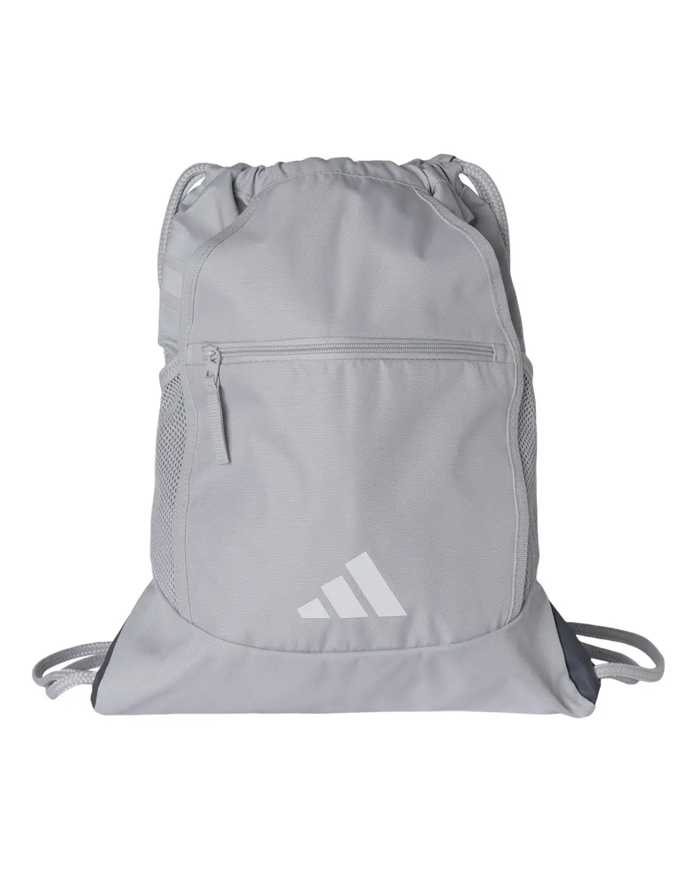 Adidas Stadium Sackpack in Team Light Grey/ White