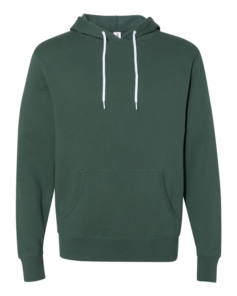 Independent Trading Co. Unisex Lightweight Hooded Sweatshirt in Alpine Green