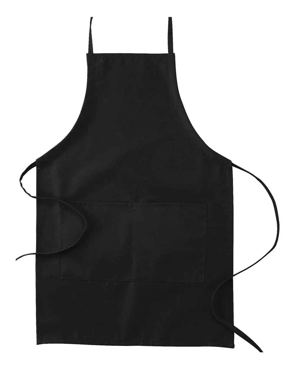 Big Accessories Apron with Pocket in Black