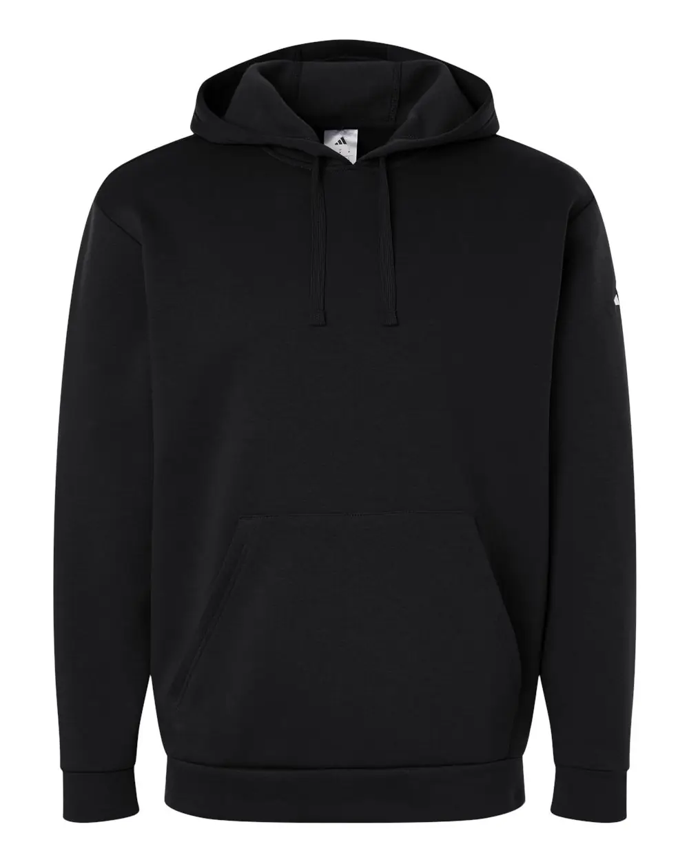 Adidas Men's Fleece Hooded Sweatshirt in Black