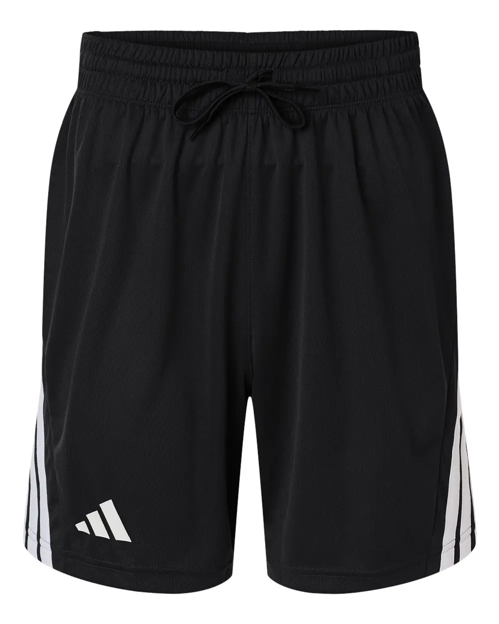 Adidas Men's 3-Stripes 7" Shorts in Black/ White
