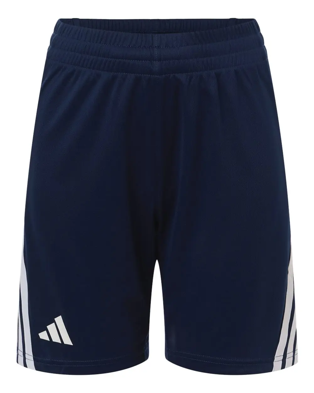 Adidas Youth 3-Stripes 7" Shorts in Collegiate Navy/ White