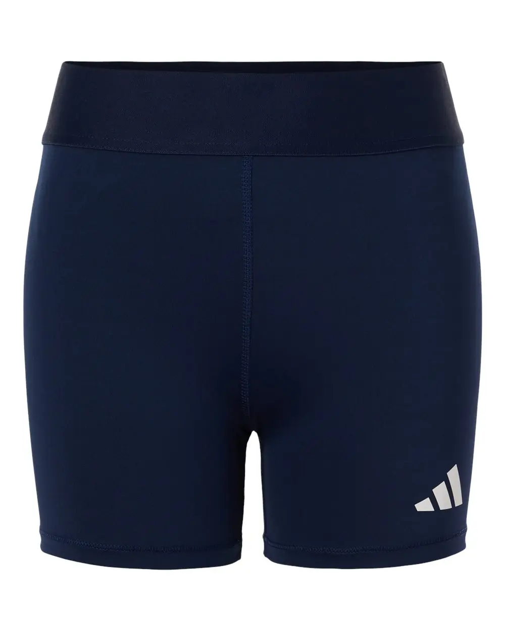 Adidas Women's Techfit Compression Shorts in Team Navy Blue