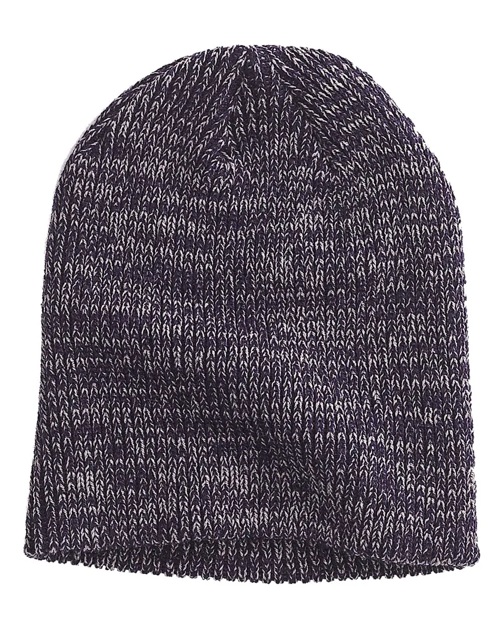 Big Accessories Ribbed Marled Beanie