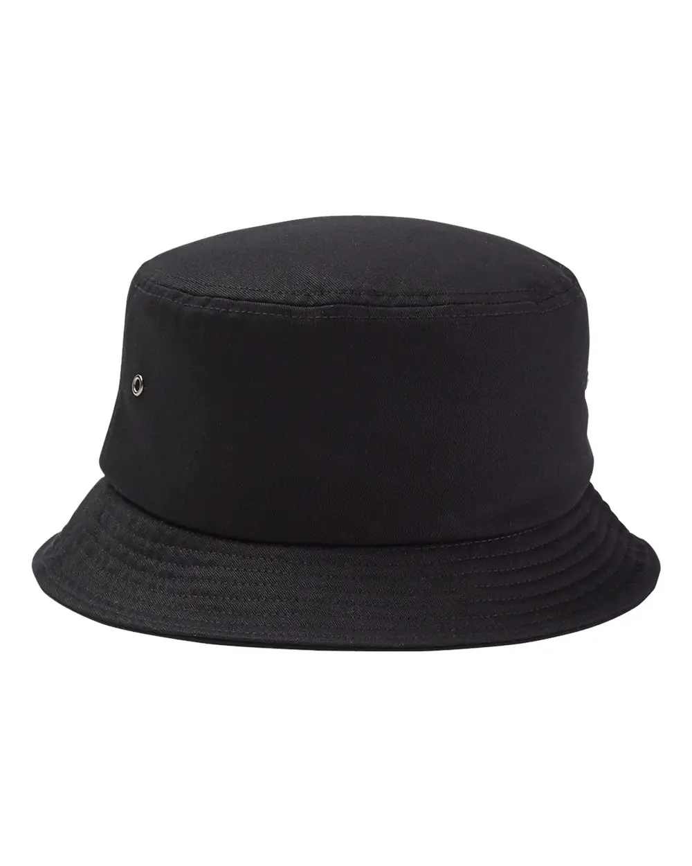 Big Accessories Chino Twill Crusher Bucket Hat in Black