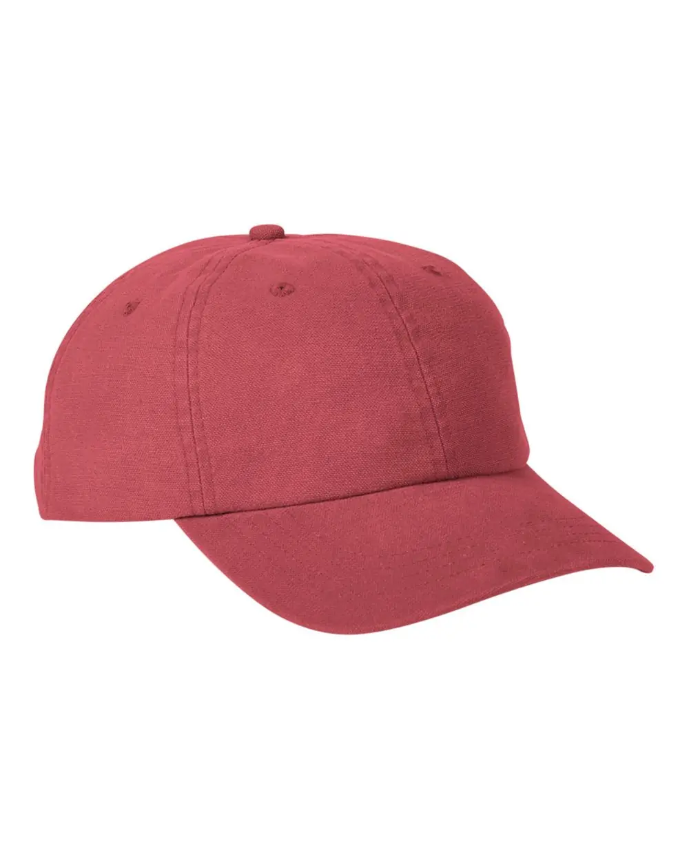 Big Accessories Heavy Washed Canvas Cap in Antique Red