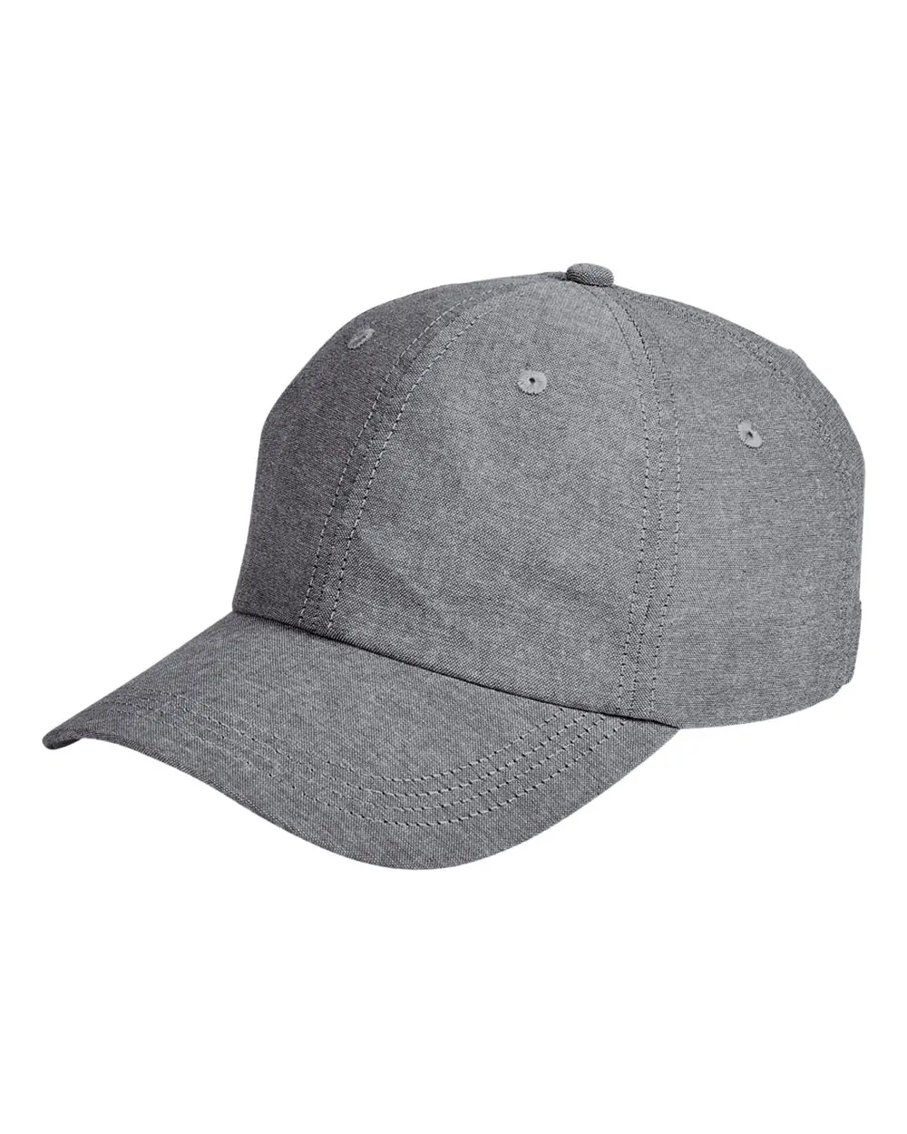 Big Accessories Summer Prep Cap in Black Chambray