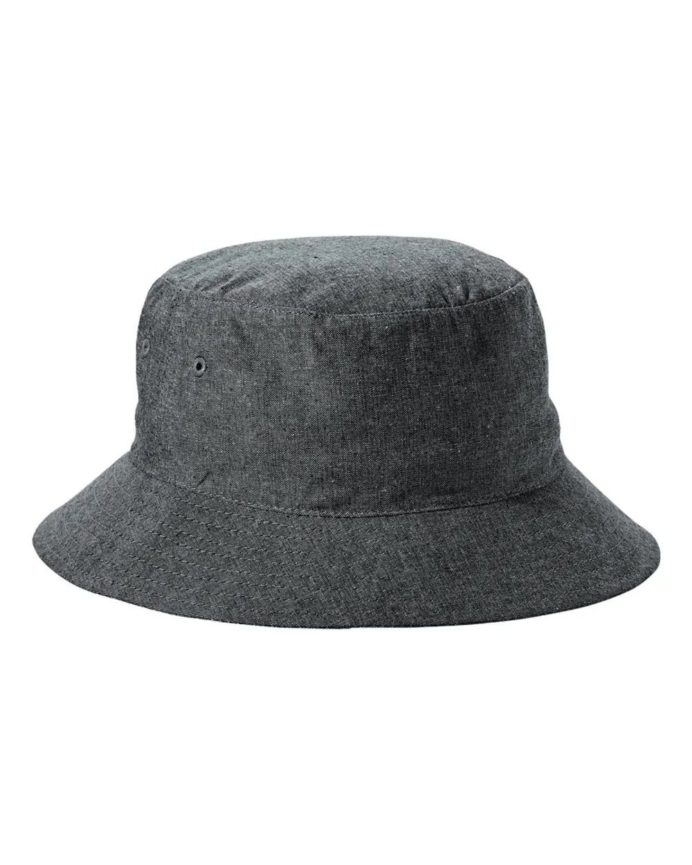 Big Accessories Crusher Bucket Hat in Black Denim