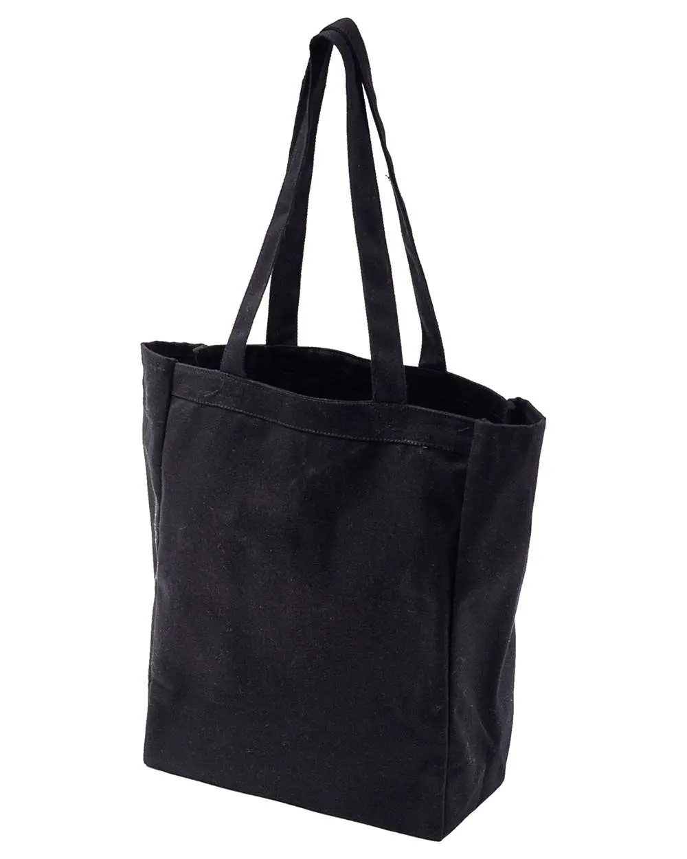 BAGedge Canvas Book Tote in Black