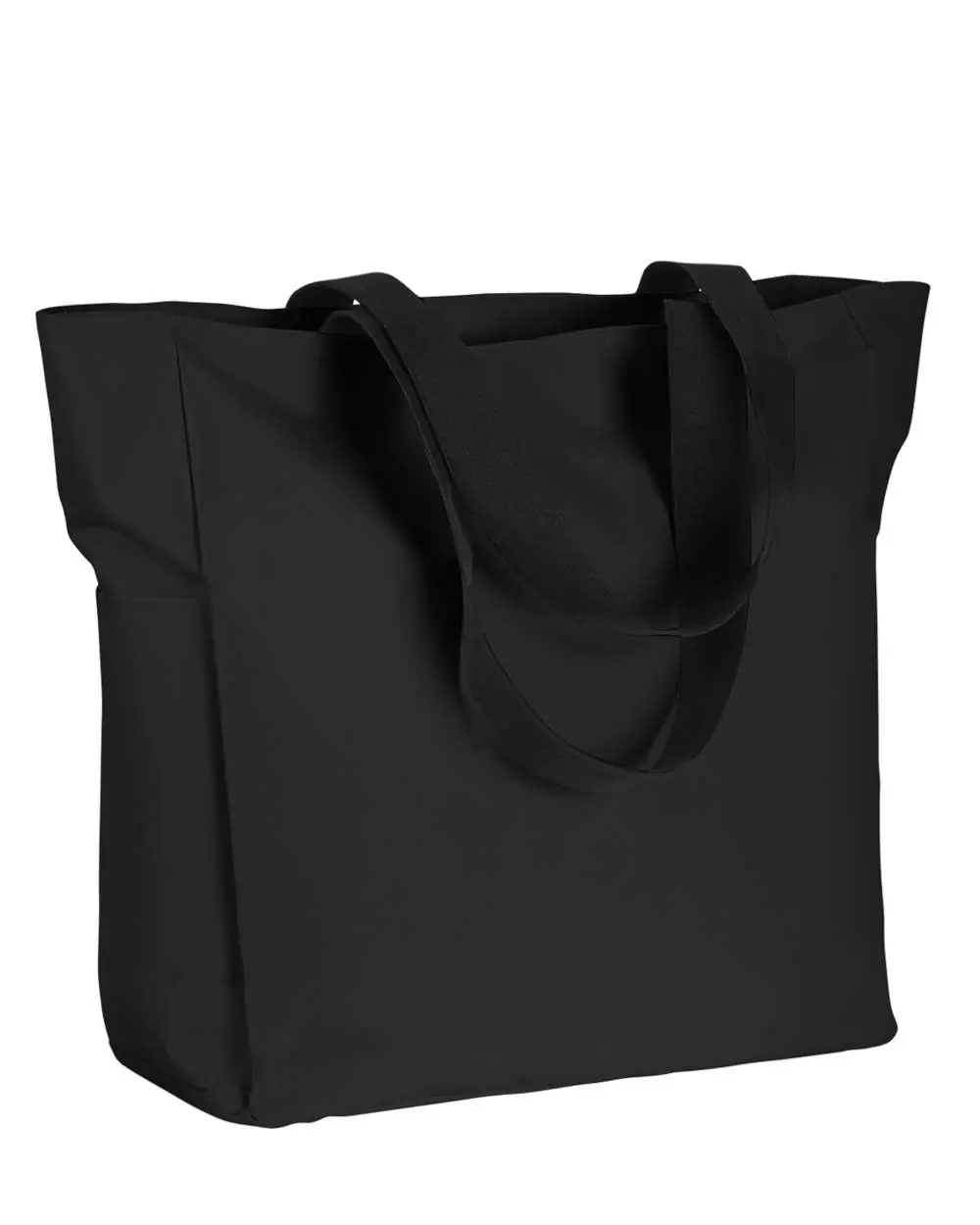 BAGedge Polyester Zip Tote in Black