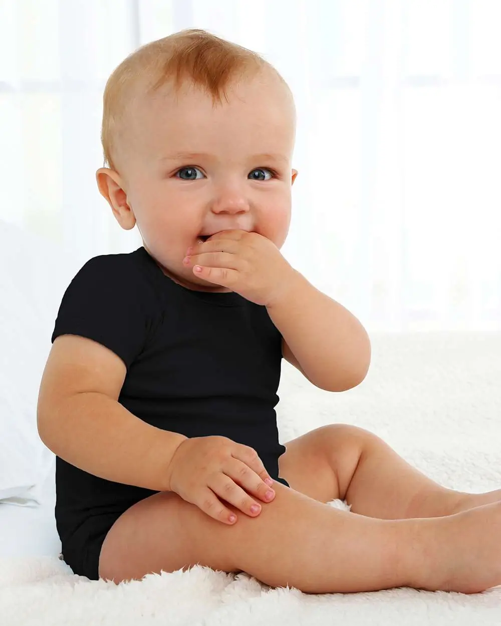 Boxercraft Infant Baby Essential Bodysuit in Black