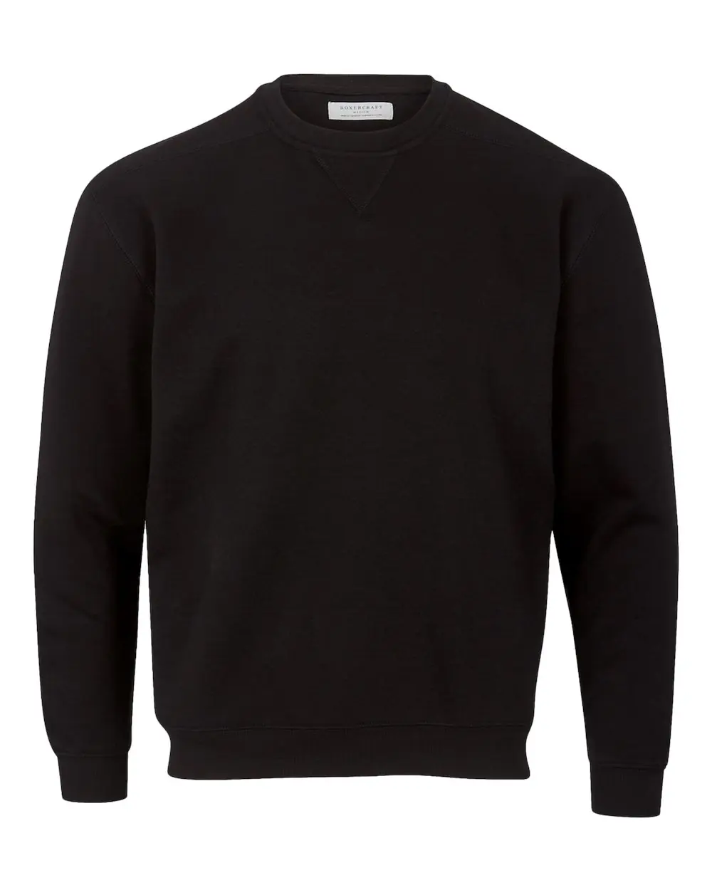 Boxercraft Men's Fleece Crewneck Sweatshirt in Black