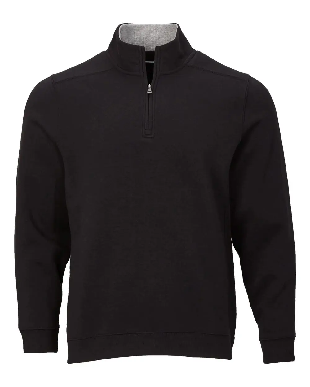 Boxercraft Unisex Fleece Quarter-Zip Pullover in Black