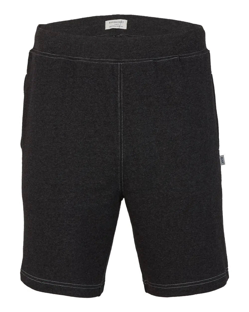Boxercraft Men's French Terry Shorts in Charcoal Heather