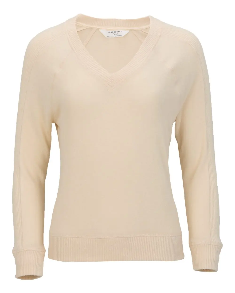 Boxercraft Women's Cuddle V-Neck Pullover in Barley