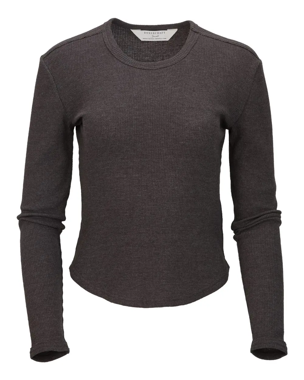 Boxercraft Women's Waffle Knit Baby Long Sleeve T-Shirt