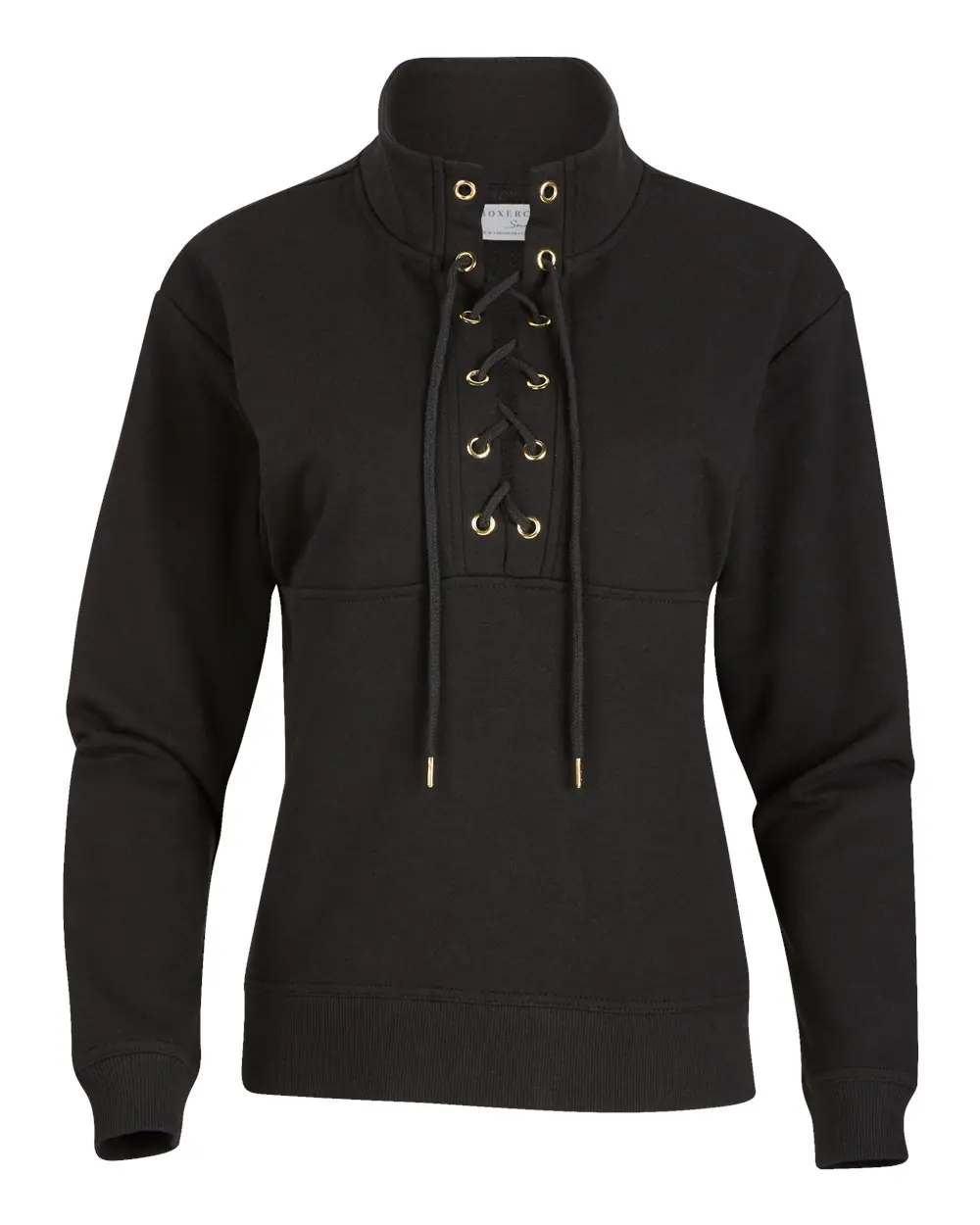 Boxercraft Women's Lace Up Pullover in Black