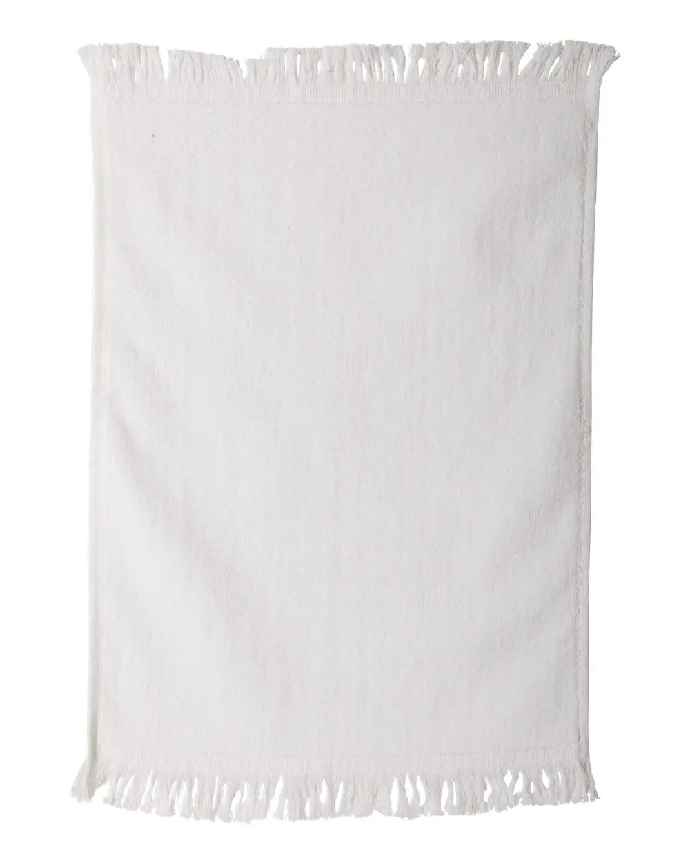 Carmel Towel Company Fringed Towel in White