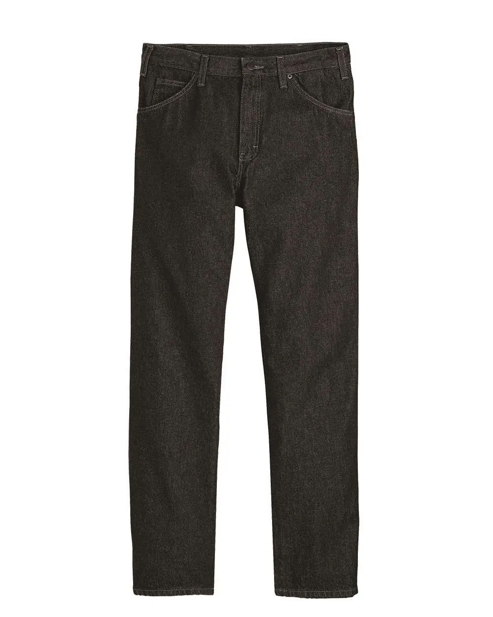 Dickies Men's Extended Sizes Industrial Jeans in Black - 30I