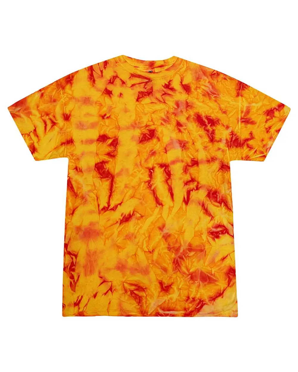 Colortone Unisex Multi-Color Tie-Dyed T-Shirt in Fire