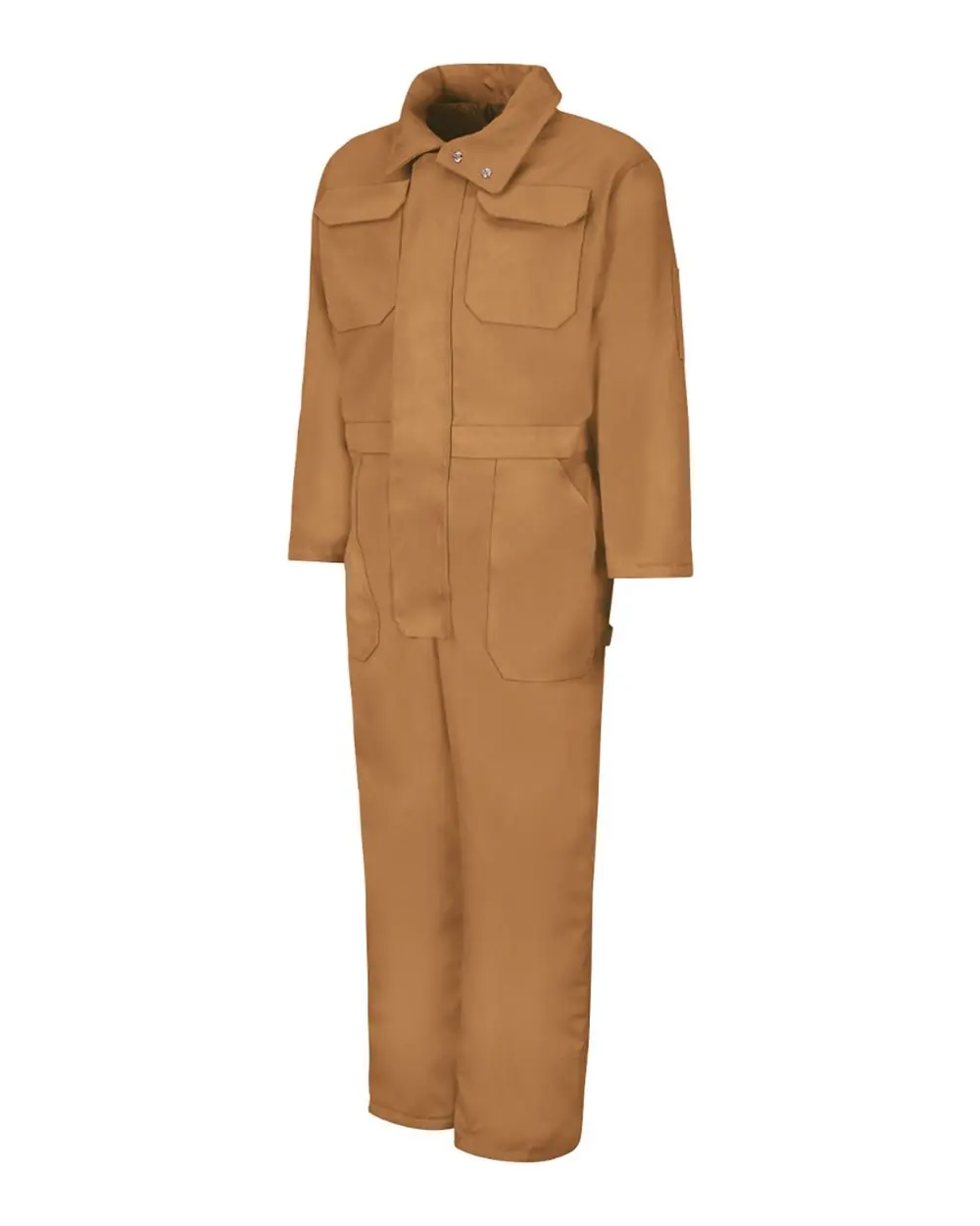Red Kap Men's Insulated Duck Coverall in Brown Duck