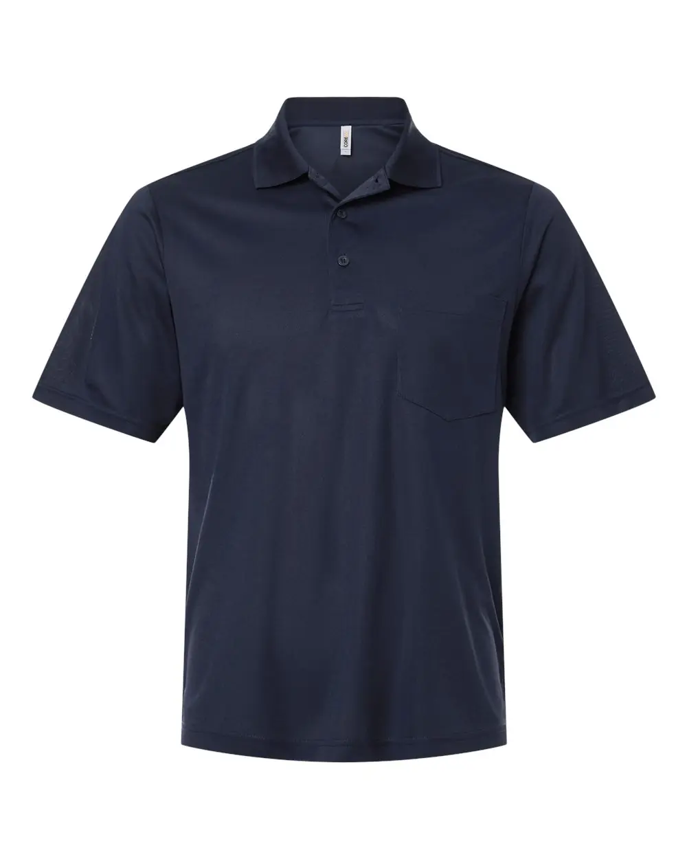 CORE365 Men's Nova Performance Pique Pocket Polo in Classic Navy